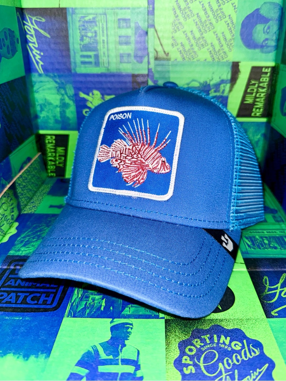 Goorin Bros Royal Blue Trucker Hat